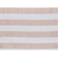 thumbnail image 2 of Zelouf Glitter Wide 2 Tone Stripe Satin  , Sewing, DIY, Crafts Fabric by the Yard, Blush/ivory, 1 Yard, 2 of 2