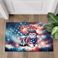 thumbnail image 4 of Scottish Fold Patriotic Welcome for 4Th of July Independence Day Doormat Cat Lover Kitten Owner Gifts Indoor Outdoor Welcome Mat - 00010, 4 of 5