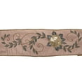 thumbnail image 4 of Vickerman 4" x 5 Yards Spruce Cord with Sequin Embroidered Dupion Ribbon, 4 of 4
