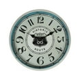thumbnail image 3 of Powell Blue Round Clock Table, 3 of 4