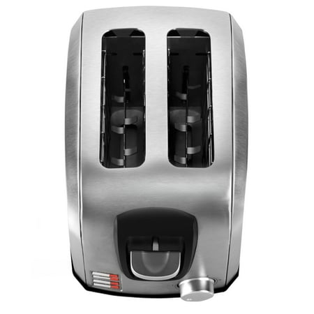 

Stainless Steel Extra Wide 2 Slot Toaster in Silver practical practical