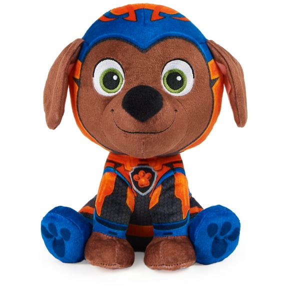 PAW Patrol: The Mighty Movie, Zuma 7-Inch Plush Toy for Kids Ages 3 