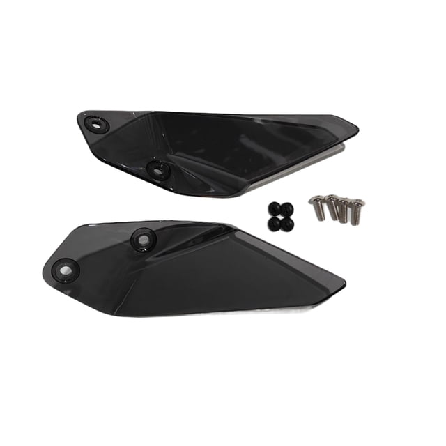 Sidaley 2x panel de parabrisas lateral gris para motos