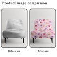 thumbnail image 6 of HELLHERO Comfortable Elastic Bottom Armless Accent Chair Washable Cover for Armless Chair, Armless Accent Chair Protector Easter Egg Daisy Pattern, 6 of 8