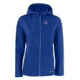 thumbnail image 2 of Women's Cutter & Buck Royal Chicago Cubs Evoke Eco Softshell Recycled Full-Zip Jacket, 2 of 3