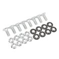 thumbnail image 2 of Jeep TJ LJ 1997 2006 Gas Tank Skid Plate Screws Metal Kit Friction Reduction Enhanced Safety, 2 of 5