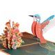 thumbnail image 1 of Preciosa tarjeta emergente de colibrí tallada en papel hecha a mano, tarjeta de felicitación 5x7-3D, tarjetas para mamá, pensando en ti, tarjeta de amor, 1 of 6