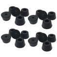 thumbnail image 1 of BRIGHTFUFU 50PCS Silla de mesa Cubierta de pie con junta Mesa de goma Alfombrilla de silla Silla de silencio Acolchado de silla Silla de escritorio Mangas de pie para tienda de hogar (Negro), 1 of 1