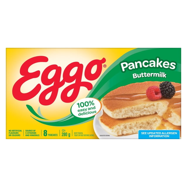 Eggo Buttermilk Pancakes, Frozen, 8 Count, 280g