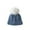 czb# Blue91, variant on CUZIBR Winter Beanie Set Kids Fuzzy Thick Thermal Cute Animal Character Hats With Ear Flaps Cozy Soft Ski Headwear Funny Gift For Children,Black,One Size