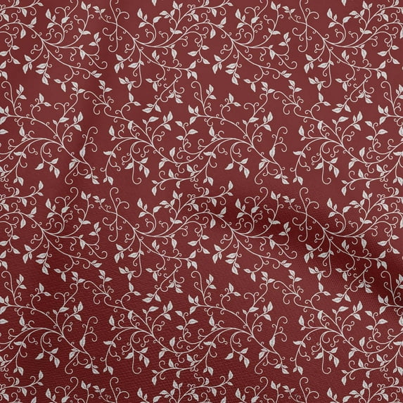 oneOone Cotton Cambric Maroon Fabric Asian Floral Block Diy Clothing Quilting Fabric Print Fabric By Yard 56 Inch Wide