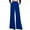 Blue, variant on Relanfenk Women's Casual Pants Women's High Waist Fashion Solid Loose Wide Long Trousers Flowing Palazzo Pants