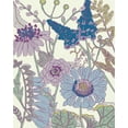 thumbnail image 2 of Zarris, Chariklia 12x14 White Modern Wood Framed Museum Art Print Titled - Graphic Garden IV, 2 of 4