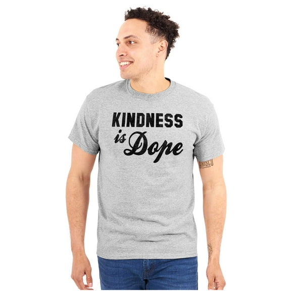 Kindness is Dope Christian Urban Plus Size Crewneck Graphic Tee Shirt Brisco Brands 2X