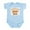 Sky Blue, variant on - Challah Back! Infant Creeper - Baby Light Bodysuit, Size Newborn - 24 Months