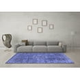 thumbnail image 3 of Ahgly Company Machine Washable Indoor Rectangle Persian Blue Traditional Area Rugs, 8' x 12', 3 of 4