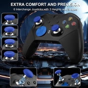 Elite Series 2 Controller Accessories, 13 in 1 Metal Thumbsticks for Xbox One Elite Series 2, Gaming Accessory Replacement Parts Compatible with Xbox Elite Wireless Controller Series 2 Core(Blue)