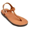 thumbnail image 1 of The Romana Girl's Leather Sandal, 1 of 1