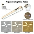 thumbnail image 4 of InstaHibit Rechargeable Magnetic Light LED 9600mAh Work Light with Hook 5 Modes Tent Light for Canopy Market Outdoor Event, 4 of 9