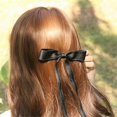 thumbnail image 4 of 4Pcs Hair Clips for Women Ribbon Bowknot with Long Tail, Clip Girl, 4 of 5