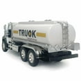 thumbnail image 4 of Premium Alloy Oil Tanker Truck Pull Back Model Toy for Playtime and Creative Home or Office Decor, 4 of 11