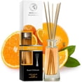 thumbnail image 2 of AROMATIKA Orange Reed Diffuser 100ml - Room Fragrance Diffuser w/Natural Essential Orange Oil - Aromatherapy - Spa - Home - Kitchen - Bath - Office - Fintess - Club - Restaurant - Boutique, 2 of 8