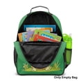 thumbnail image 5 of Jeiento Frog Preschool Backpack for Toddler Boys 3-5, Mushroom 13.5 Inch Kids School Bag, Lightweight Bookbag with 2 Front Zipper Pockets, Green, 5 of 7