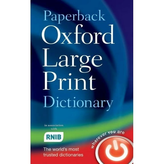 Paperback Oxford Large Print Dictionary, (Paperback)