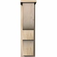thumbnail image 2 of 7 1/2"W x 12"D x 28"H Ridgewood Smooth Corbel w/Backplate, Douglas Fir, 2 of 9