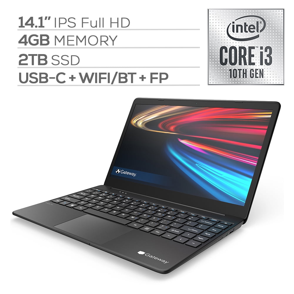Gateway Notebook Ultra Slim Laptop 14.1" IPS FHD Intel Core i3-1005G1 ...
