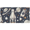 thumbnail image 2 of Universe Outer Space Rocket Hardcover 3 Ring Binder 1.5 inch Round Rings with Interior Pockets Binders Organizer Office School 2 Pack, 2 of 9