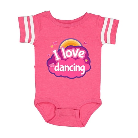 

Inktastic I Love Dancing Dance Gift Gift Baby Girl Bodysuit