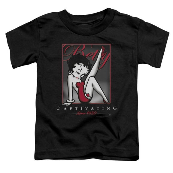 Betty Boop Captivating S/S Toddler T-Shirt Black