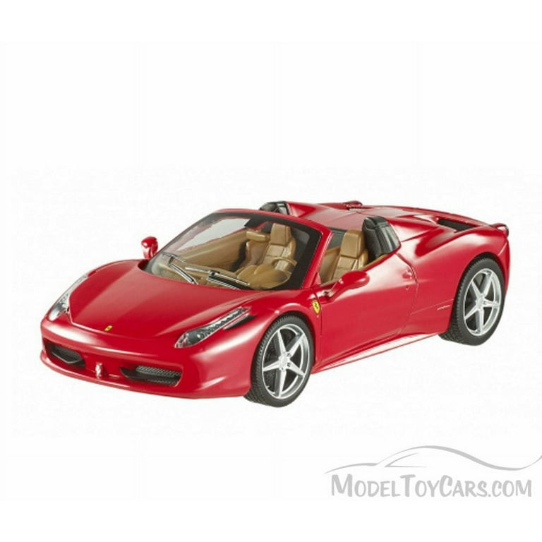 Ferrari 458 Italia Spider Red 1/24 Diecast Car Mod - Walmart.com