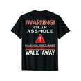 thumbnail image 1 of 100% Cotton Anti Social Shirt Warning I'm An A sshole T-Shirt Adult Humor, 1 of 6