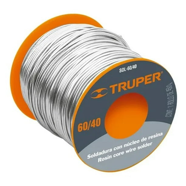Soldadura Centricore 60/40 450 Gr Electro Truper 14366 SOL-60/40