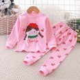 thumbnail image 2 of NOLDARES Baby Boy Clothes 3 6 12 18 24 Months 3T 4T 5T Fall Winter Outfit Embroidery Long Sleeve Romper Pants Set Size:3-6 M,Pink, 2 of 4