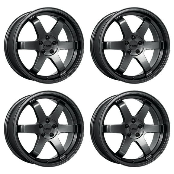 4 x KATANA KR08 18X8 5X114.3  40mm Glossy GunMetal Alloy Wheel Rim 18" Inch