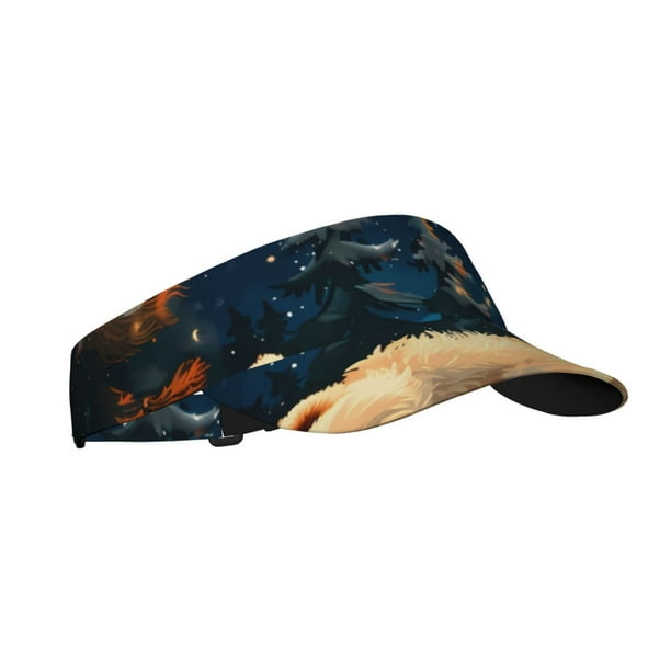 Balery Starry Sky Sleep White Bear Gorra deportiva con visera ajustable para mujer y hombre (talla única)