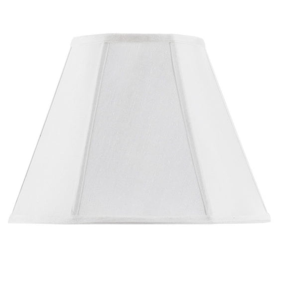SH-8106/18-WH Cal Lighting Basic Empire - Vertical Piped Shade-13 Inches Tall and 18 Inches Wide-White Finish