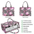 thumbnail image 2 of Large Capacity Tote Bag,Pink Leopard Pattern Handbag Fashion Luxury Tote Bag,15.7"x13"x 5.1" Inches,Laptop Compatible, 2 of 6