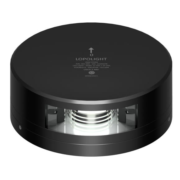 Carcasa negra Stern Light Lopolight de 2 mm con base FB