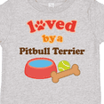 thumbnail image 4 of Inktastic Pitbull Terrier Loved by a (Dog Breed) Boys or Girls Toddler T-Shirt, 4 of 5