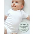 thumbnail image 2 of Honest Baby Apparel Organic Cotton Boy/Girl Hittin' The Town 20-Piece Gift Set, Newborn to 6m, 2 of 8