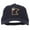 Navy, variant on Minnesota Showy Lady's Slippers with Map Embroidered Unstructured Cap - Blue OSFM