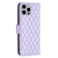 thumbnail image 5 of Premium PU Leather Wallet Case for iPhone 14 Pro with Card Slots Holder Magnetic Clasp Cover, Stylish Adjustable Kickstand Flip Soft Silicone Shockproof Leather Case for Women Girls, Purple, 5 of 6