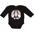 thumbnail image 3 of Inktastic Bernedoodle Dog Gifts Girls Long Sleeve Baby Bodysuit, 3 of 5