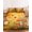 Orange, Pumpkin Spice, Moss Green, Chestnut, variant on Full Size Fitted Sheet Set - Fall 3 Piece Bedding Sets 16" Deep Pocket Fitted Sheet with 2 Pillowcases, Thanksgiving Country Harvest Fox Pumpkins Maple Leaf Brushed Microfiber Hotel Luxury Bed Sheets