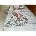 thumbnail image 5 of 40 Square Lace Tablecloth / table topper. Color options- White or cream, 5 of 8