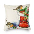 thumbnail image 1 of Árbol de Navidad de animales lindos Funda de cojín de lino Funda de almohada de granja Sofá Decoración del Hogar Navidad 2023 Decoración de Año Nuevo, 1 of 4